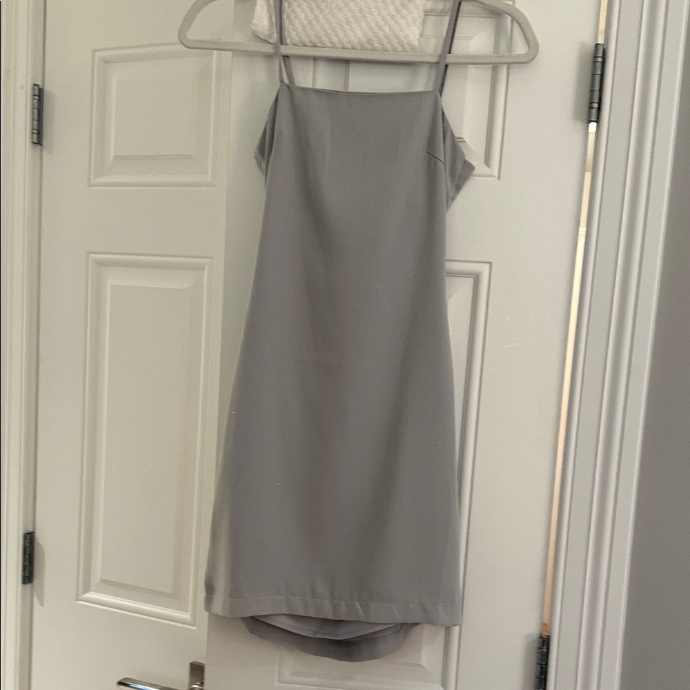 Elegant Gray Women's Dress